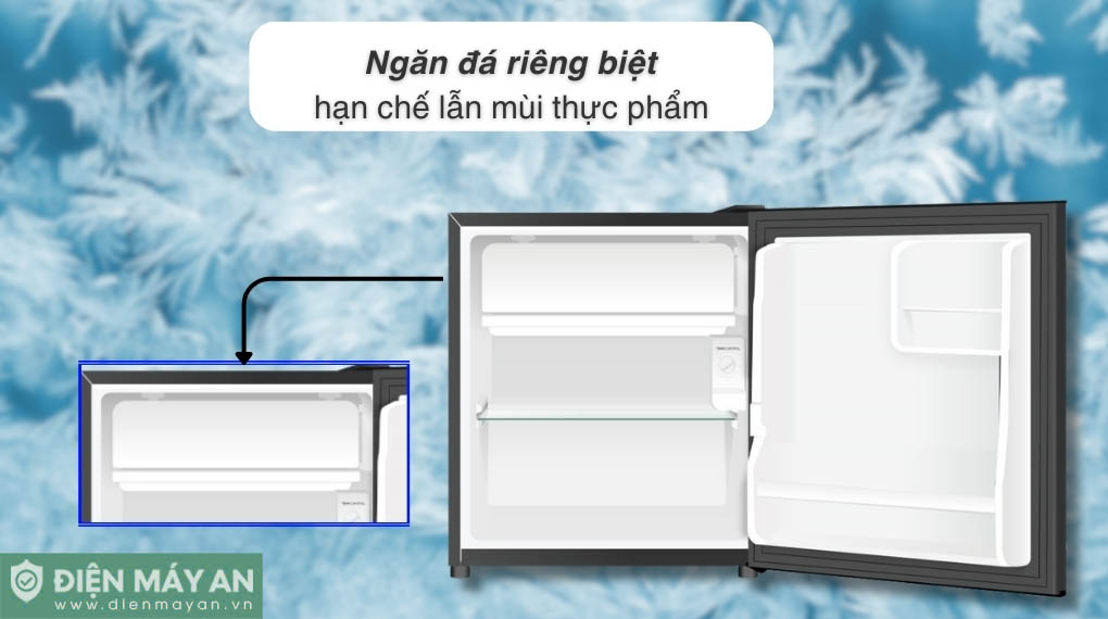 Tủ lạnh Aqua 50 lít AQR-D60FA(BS)